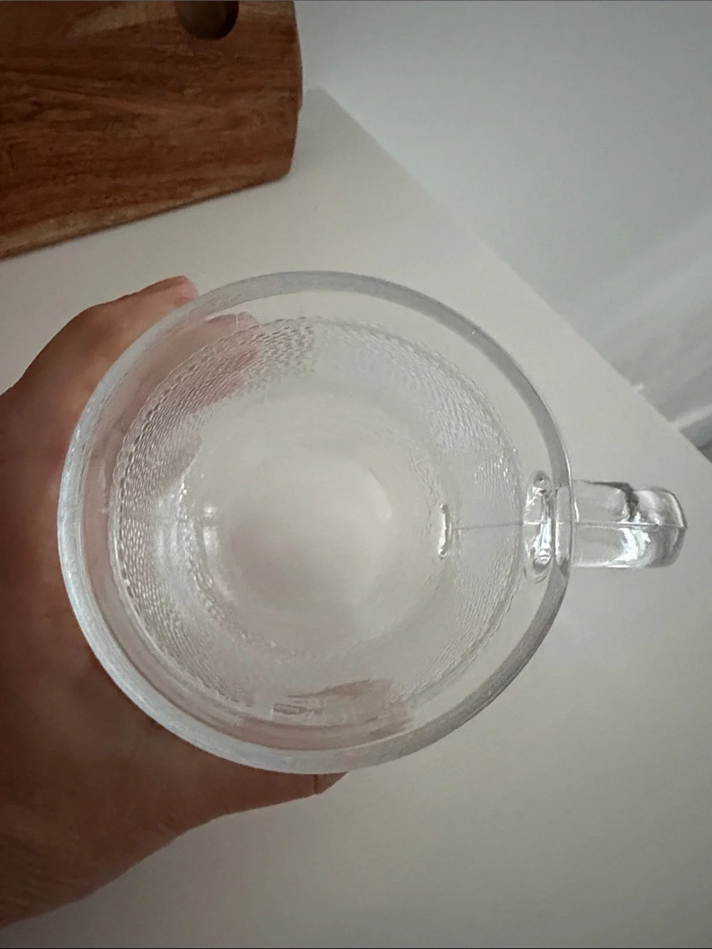 Iittala Krouvi Pressed Glass Beer/Sauna Mug